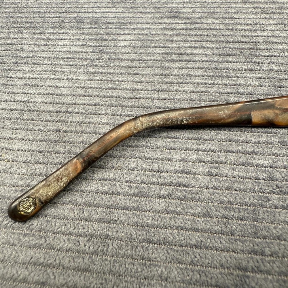 Versace Brown Tortoise Rhinestone Eyeglasses MOD … - image 16